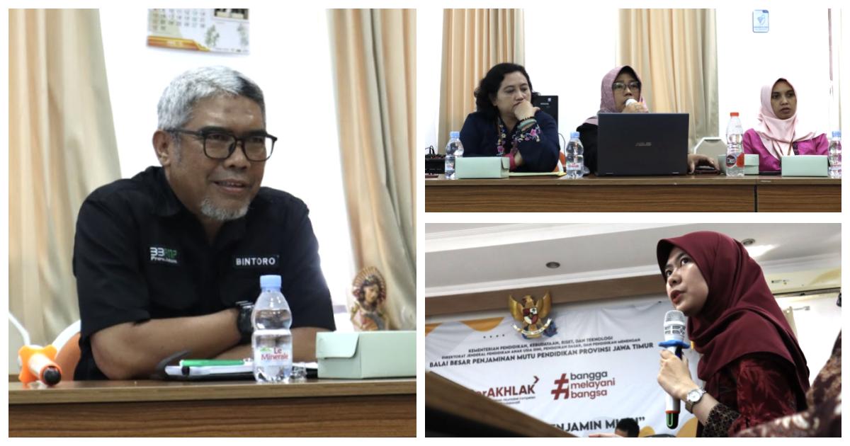 Hanifa (Tim Kurikulum EDUCA) Menjelaskan Webinar Series Educa Academy pada BBPMP Jawa Timur