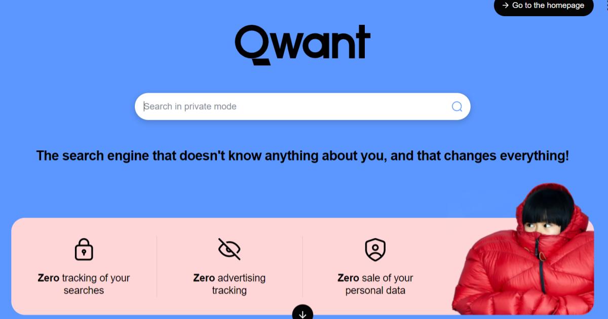 Mesin Pencari Selain Google - Qwant - GAMELAB.ID