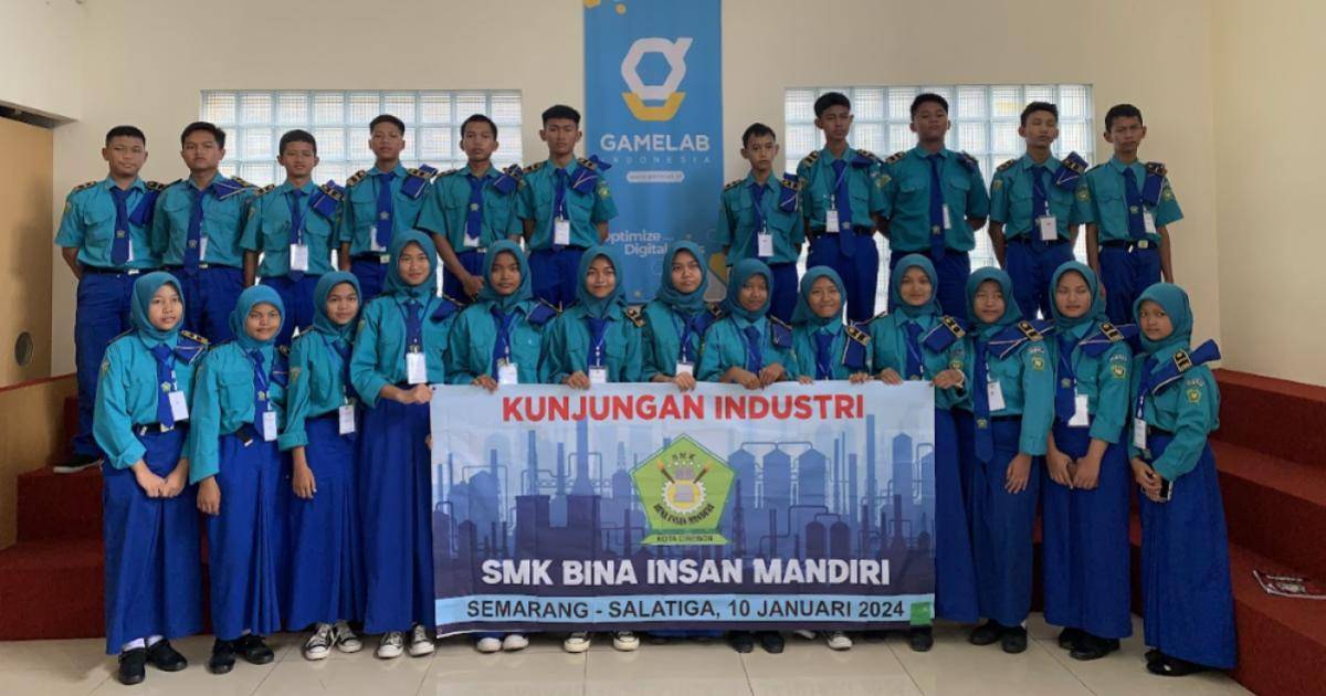 Smk Bina Insan Mandiri Kunjungan Industri Ke Gamelab Indonesia Berita